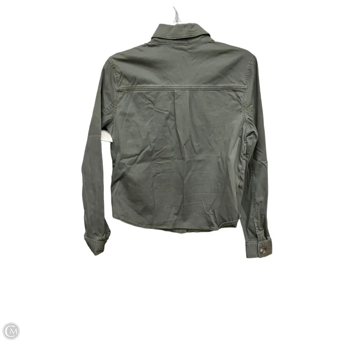 Top Long Sleeve By Cabi In Grey, Size: S