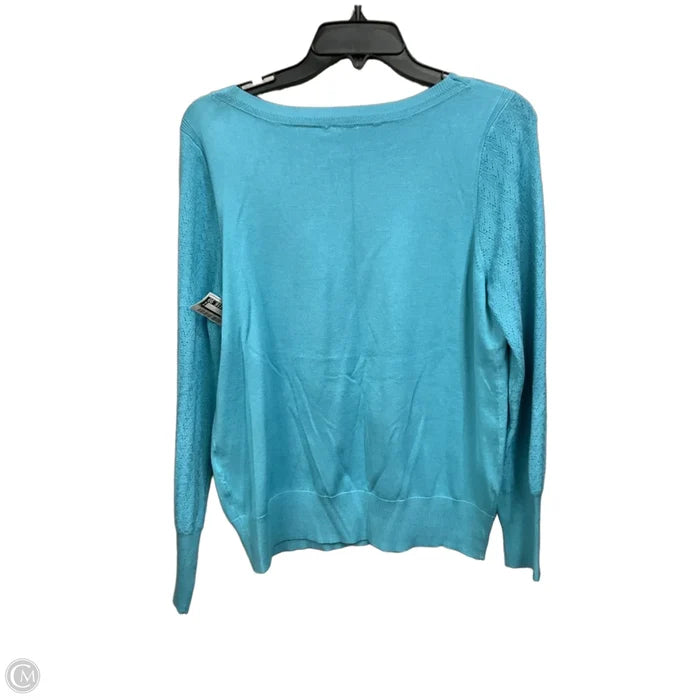 Top Long Sleeve By Chicos In Blue, Size: M