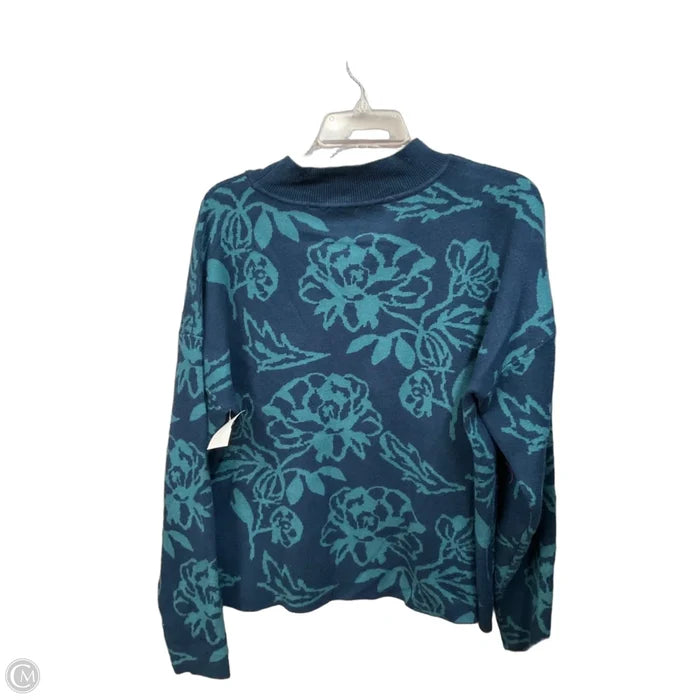 Top Long Sleeve By Cyrus In Blue, Size: Xl
