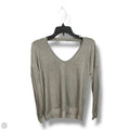 Top Long Sleeve By Elan In Striped Pattern, Size: S
