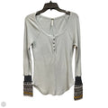 Top Long Sleeve By Free People In Blue, Size: M