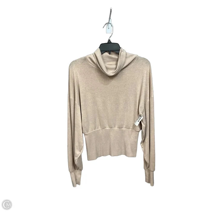 Top Long Sleeve By Free People In Tan, Size: Xs