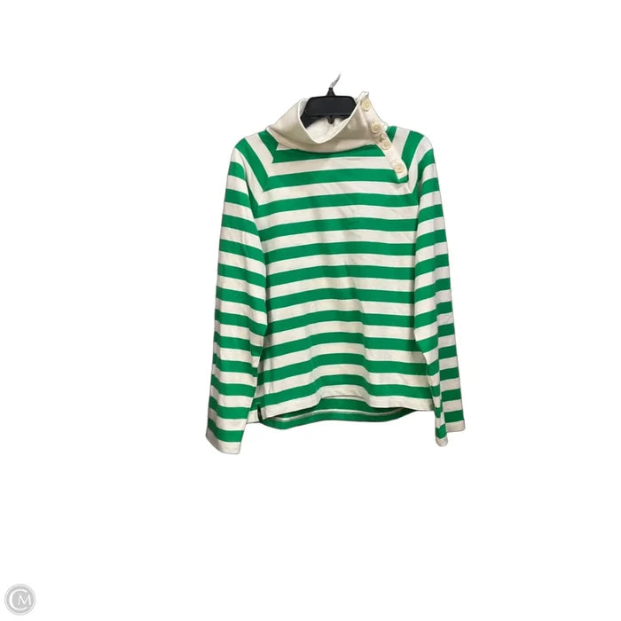 Top Long Sleeve By J. Crew In Striped Pattern, Size: L