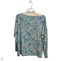 Top Long Sleeve By J. Jill In Floral Print, Size: L