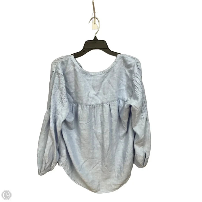 Top Long Sleeve By Joie In Blue, Size: M