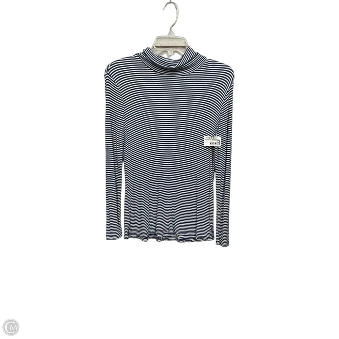 Top Long Sleeve By Jones New York In Striped Pattern, Size: S