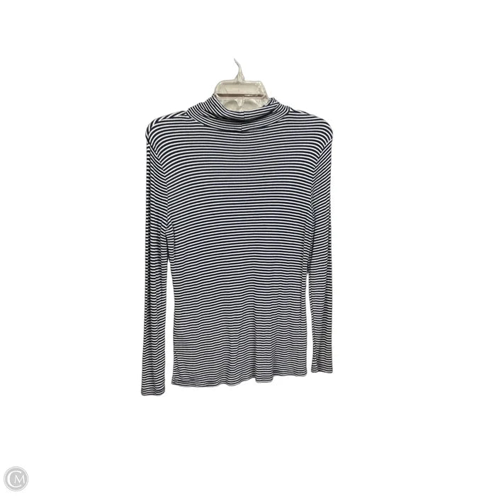 Top Long Sleeve By Jones New York In Striped Pattern, Size: S