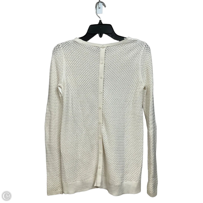 Top Long Sleeve By Limited In White, Size: Xs