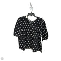 Top Long Sleeve By Loft In Black & White, Size: M