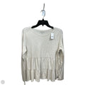 Top Long Sleeve By Loft In Cream, Size: Xs