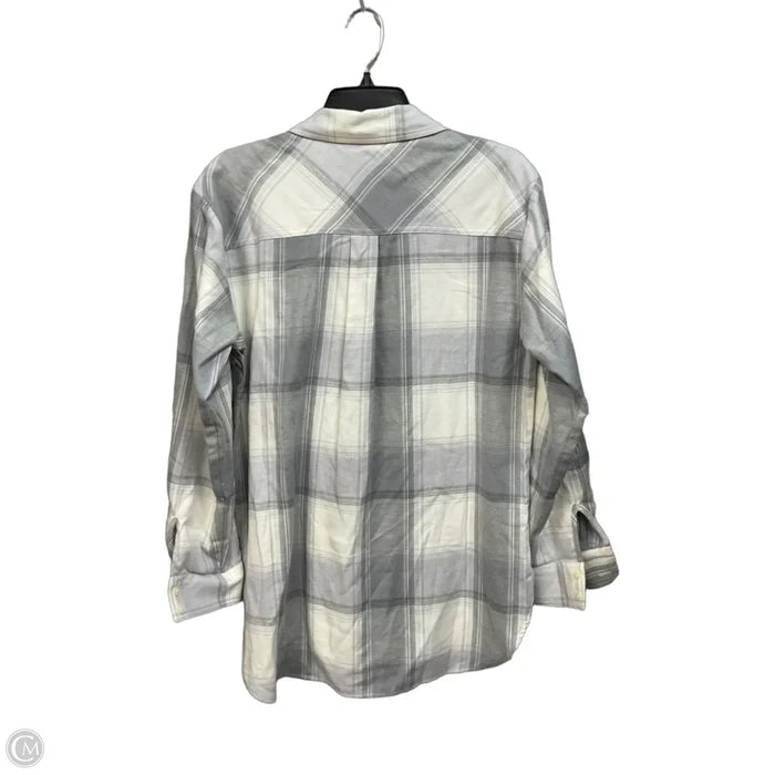 Top Long Sleeve By Loft In Grey, Size: M