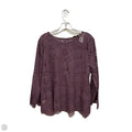 Top Long Sleeve By Loft In Purple, Size: Xl