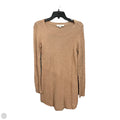 Top Long Sleeve By Loft In Tan, Size: S