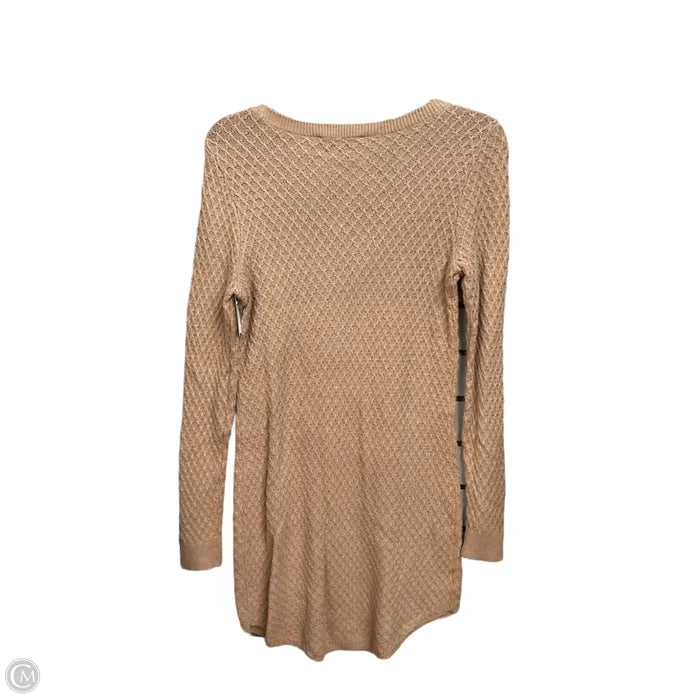 Top Long Sleeve By Loft In Tan, Size: S