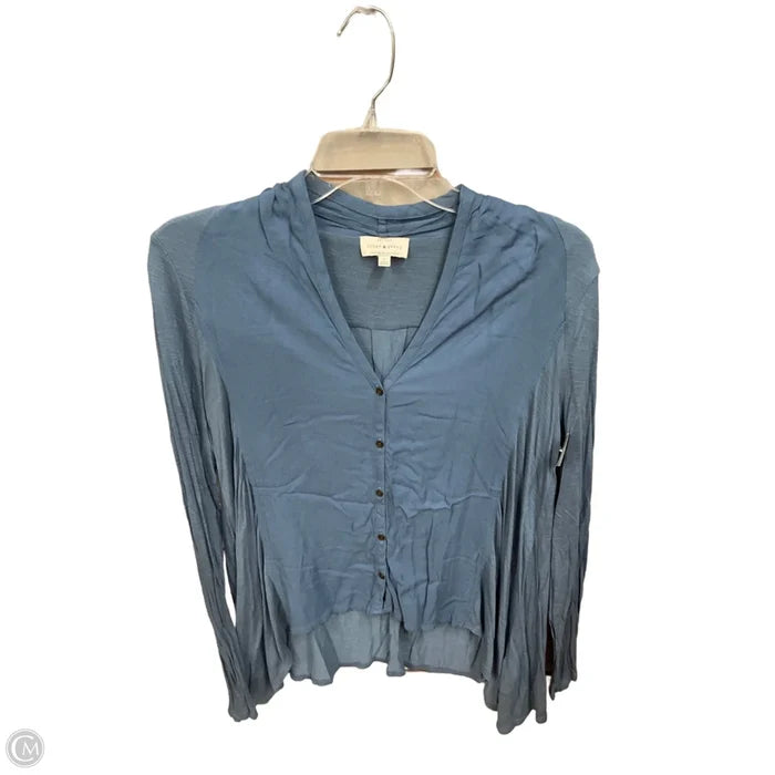 Top Long Sleeve By Lucky Brand In Blue, Size: S