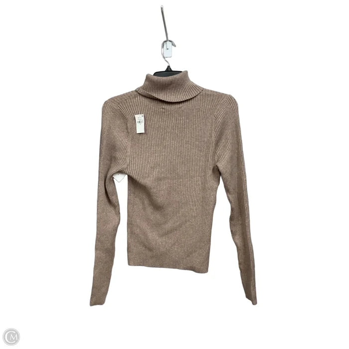 Top Long Sleeve By Old Navy In Brown, Size: M