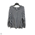 Top Long Sleeve By Old Navy In Checkered Pattern, Size: L
