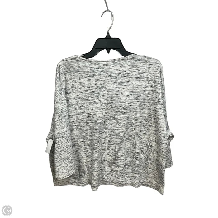 Top Long Sleeve By Pure Jill In Grey, Size: Mp