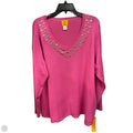 Top Long Sleeve By Ruby Rd In Pink, Size: 1x