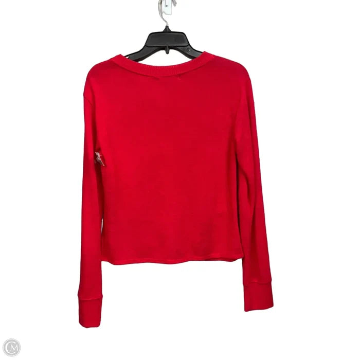 Top Long Sleeve By Sanctuary In Red, Size: S