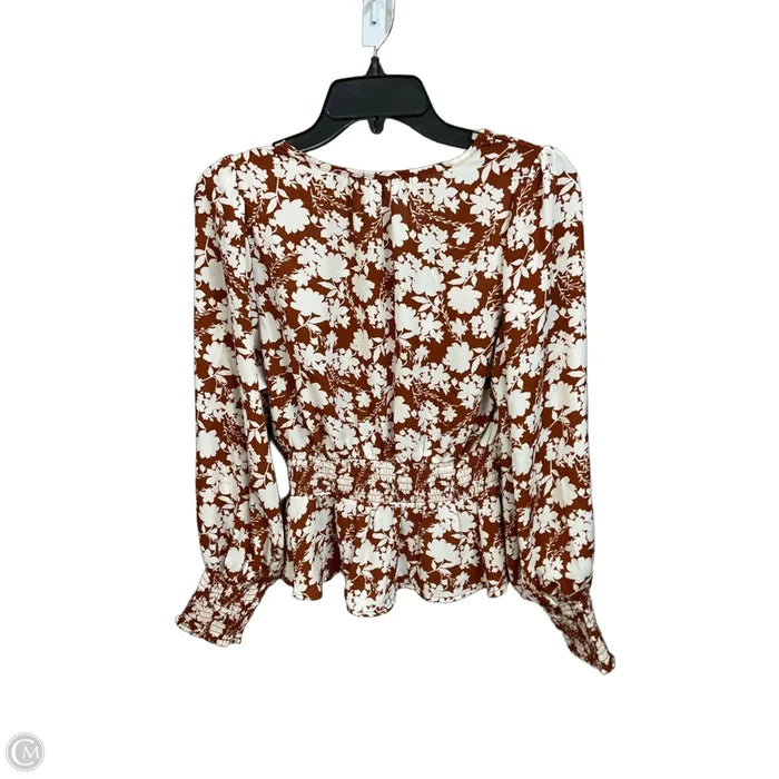 Top Long Sleeve By Sienna Sky In Floral Print, Size: S