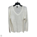 Top Long Sleeve By Talbots In Cream, Size: Lp
