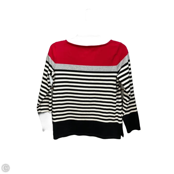 Top Long Sleeve By Talbots In Multi-colored, Size: S