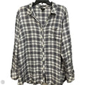 Top Long Sleeve By Talbots In Plaid Pattern, Size: 2x