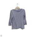 Top Long Sleeve By Talbots In Striped Pattern, Size: Mp