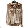 Top Long Sleeve By Thread And Supply In Tan, Size: Xs