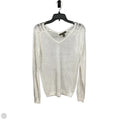 Top Long Sleeve By Tommy Bahama In White, Size: M