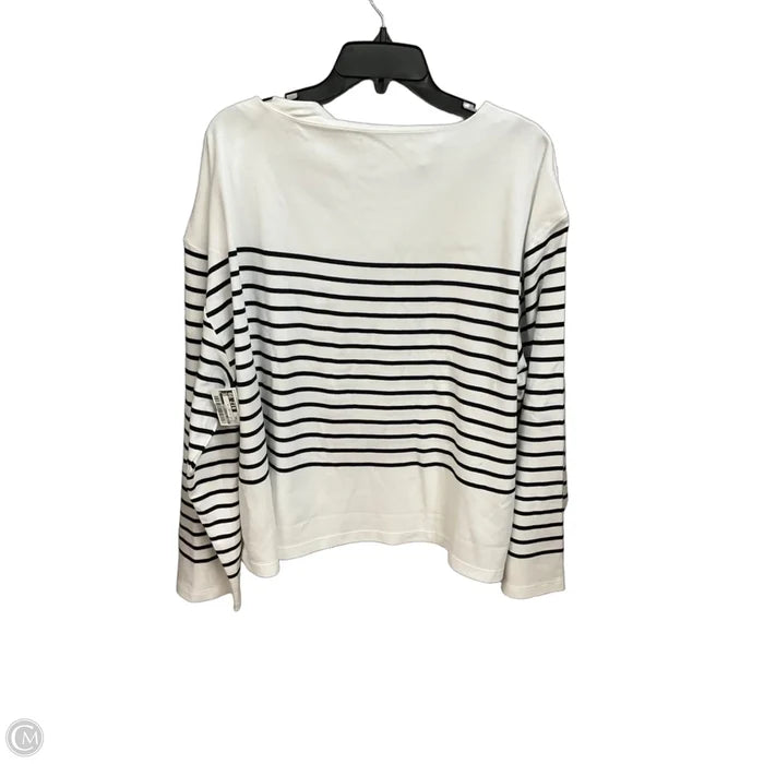 Top Long Sleeve By Tommy Hilfiger In Striped Pattern, Size: Xxl