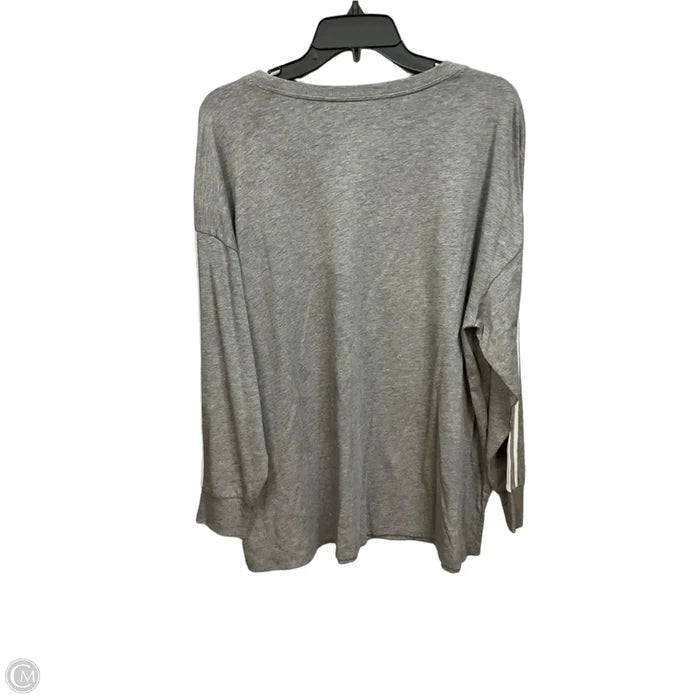 Top Long Sleeve By Torrid In Grey, Size: L