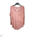 Top Long Sleeve By Ultra Flirt In Pink, Size: Xl