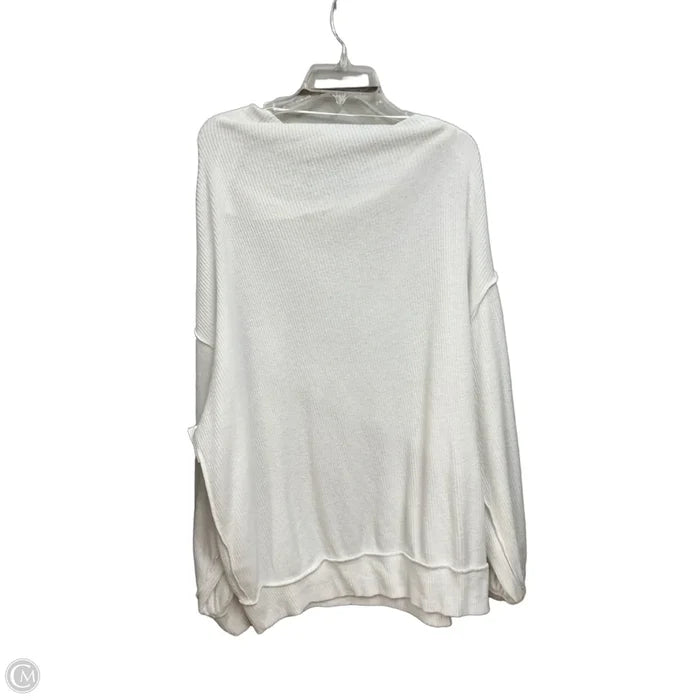 Top Long Sleeve By We The Free In White, Size: L