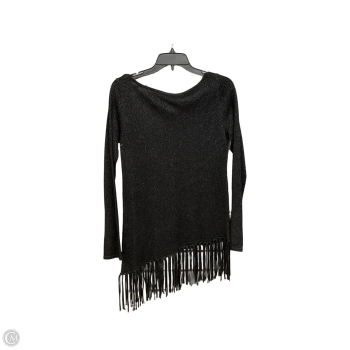 Top Long Sleeve By White House Black Market In Black, Size: Xs