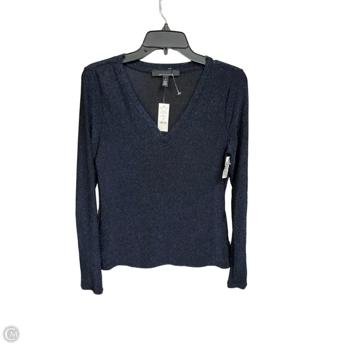 Top Long Sleeve By White House Black Market In Blue, Size: S