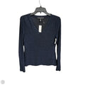 Top Long Sleeve By White House Black Market In Blue, Size: S