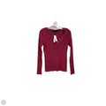 Top Long Sleeve By White House Black Market In Maroon, Size: S