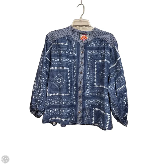 Top Long Sleeve Designer By Johnny Was In Multi-colored, Size: S