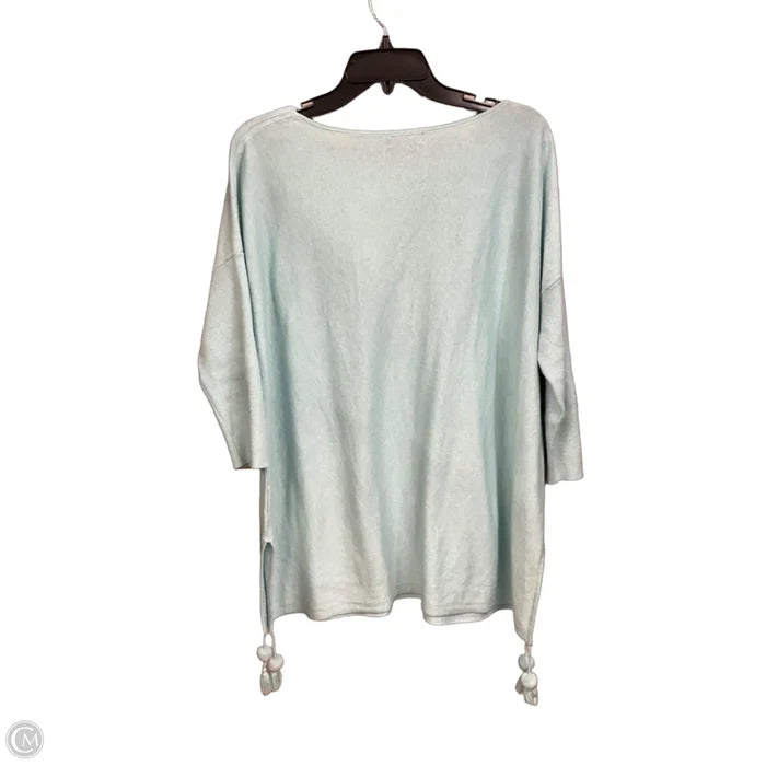 Top Long Sleeve Designer By Lilly Pulitzer In Aqua, Size: M