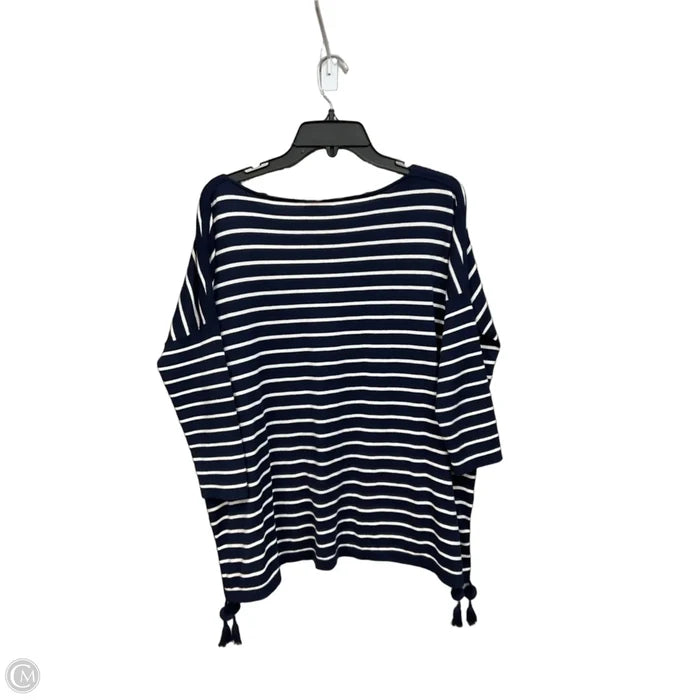 Top Long Sleeve Designer By Lilly Pulitzer In Striped Pattern, Size: M