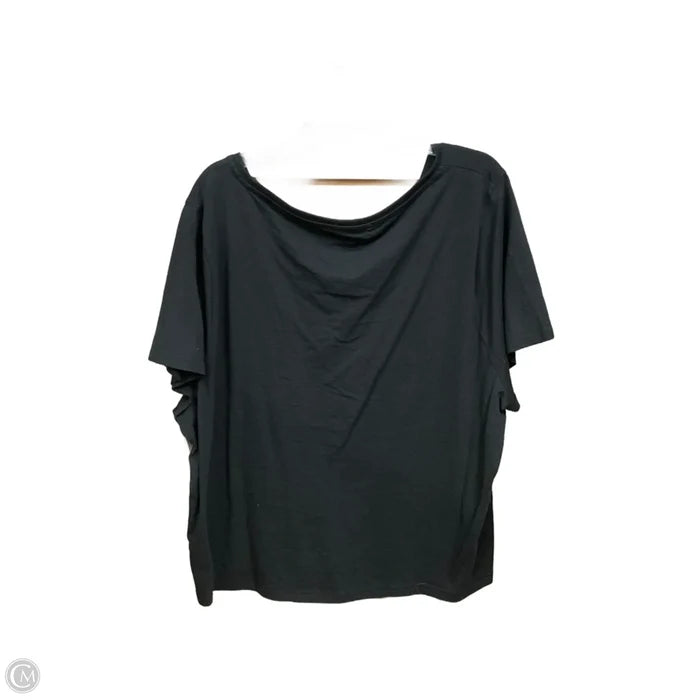 Top Short Sleeve Basic By J. Crew In Black, Size: 3x