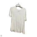 Top Short Sleeve Basic By Lane Bryant In White, Size: 1x