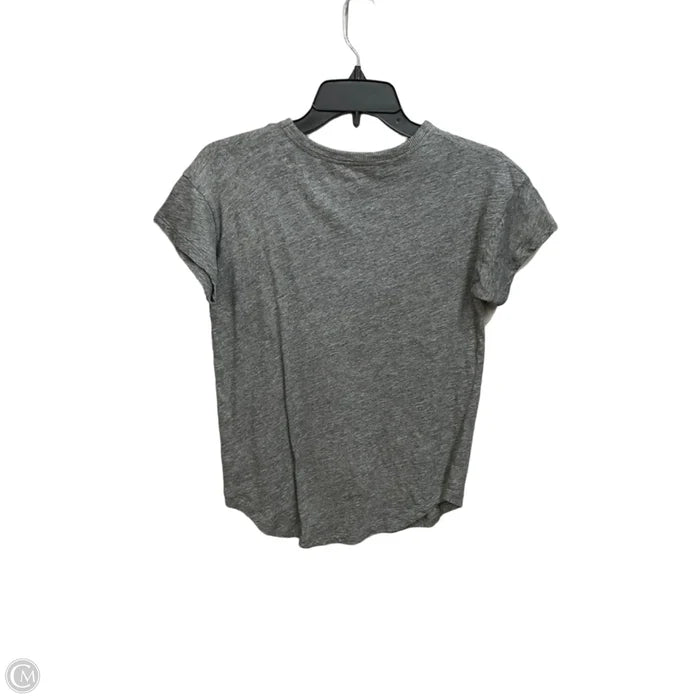 Top Short Sleeve Basic By Madewell In Grey, Size: Xs