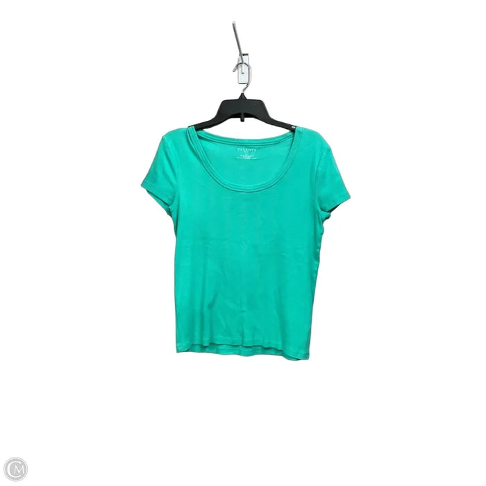 Top Short Sleeve Basic By Talbots In Green, Size: Lp