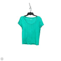Top Short Sleeve Basic By Talbots In Green, Size: Lp