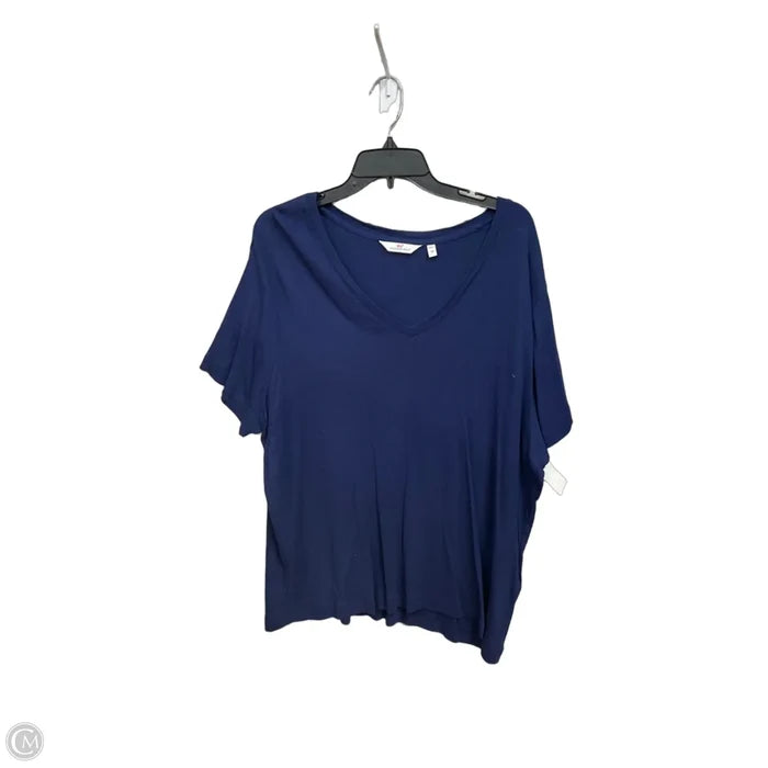 Top Short Sleeve Basic By Vineyard Vines In Navy, Size: 3x