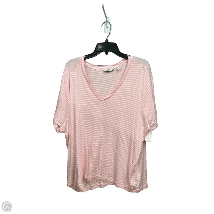 Top Short Sleeve Basic By Vineyard Vines In Striped Pattern, Size: 3x