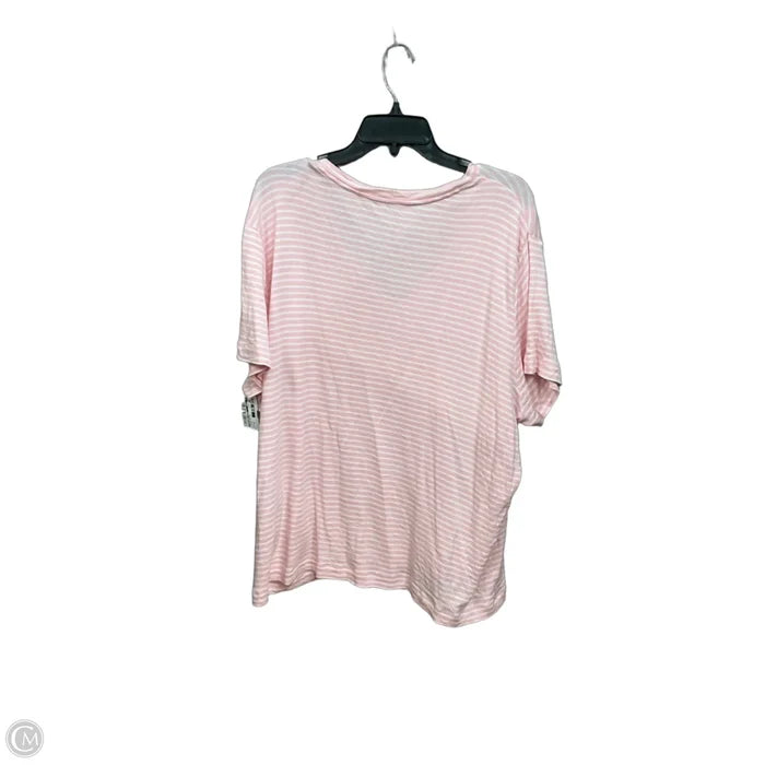 Top Short Sleeve Basic By Vineyard Vines In Striped Pattern, Size: 3x